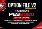 eFootball PES 2020 | ¡Ya disponible la V2 del Option File Editemos PES Custom Update!