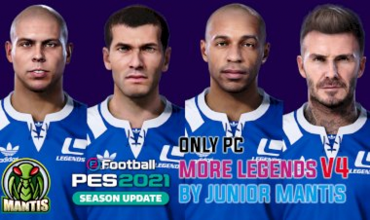 MyClub Legends Offline Mode eFootball PES 2021 PS4/PC V2 By Junior Mantis