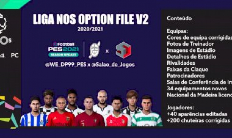 eFootball PES 2021 | Ya disponible el OF de la LIGA NOS V2