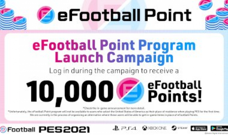 Puntos de eFootball + Campaña de vinculación de KONAMI ID