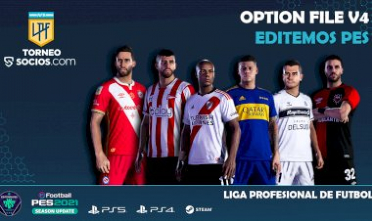 NUEVO] Option File de la Liga Argentina V4 [GRATIS] | eFootball PES 2021 - Editemos | Comunidad Global de Pro Evolution Soccer