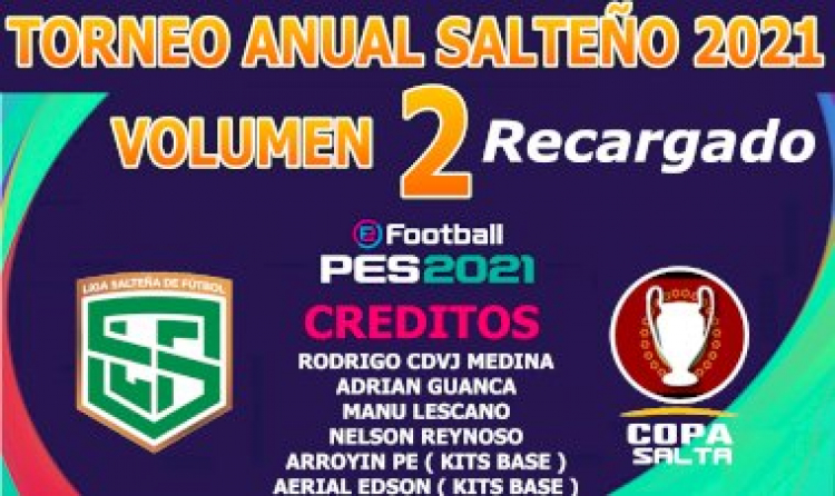 [NUEVO] Option File Torneo Anual Salteña V2 [GRATIS] | eFootball PES 2021
