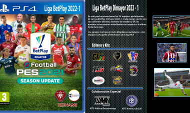 [NUEVO] Ya Disponible Liga BetPlay Dimayor 2022 - 1 V1 para eFootball PES 2021 [GRATUITO]