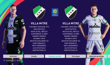 Ya Disponible los Kits de Villa Mitre temporada 22/23 para eFootball PES 2021