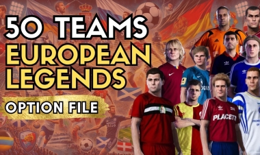 ¡Ya Disponible! Equipos de Leyendas Europeas - 50 equipos - Option File de Leyendas