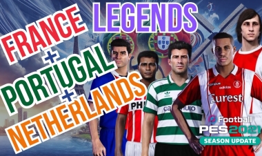 ¡Ya Disppnible! 21 Teams Legends - Francia - Países Bajos - Portugal