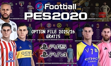 PES 2020 | Option File Actualizado V1 – Ligas, Equipos y Temporada Actual Completamente Actualizados