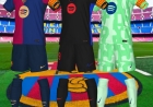 Barcelona 24/25 kits for PES2021 on PS4/PS5/PC