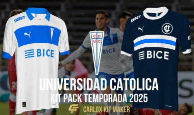 Kit Pack Universidad Católica Temporada 2025 ⚪ | Disponible para PES 2021