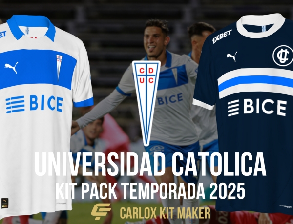Kit Pack Universidad Católica Temporada 2025 ⚪ | Disponible para PES 2021